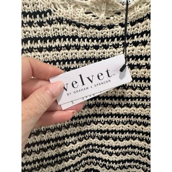 NWT Velvet by Graham & Spencer Sophie Crewneck Sweater Vest Size S - Picture 5 of 5